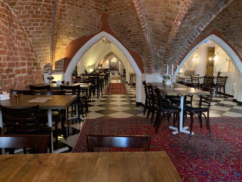 Breakfast in our historic cellar